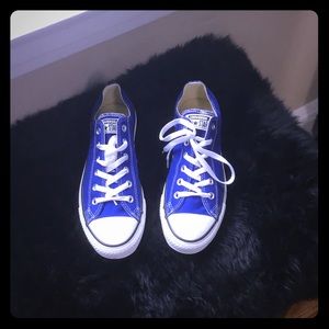 Converse All Star Blue Canvas Oxfords